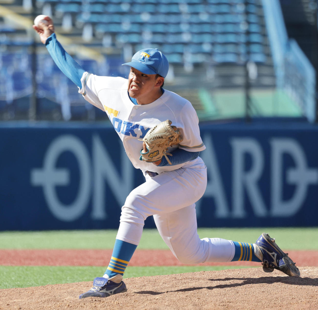 東大対早大　東大2番手の前田（撮影・野上伸悟）