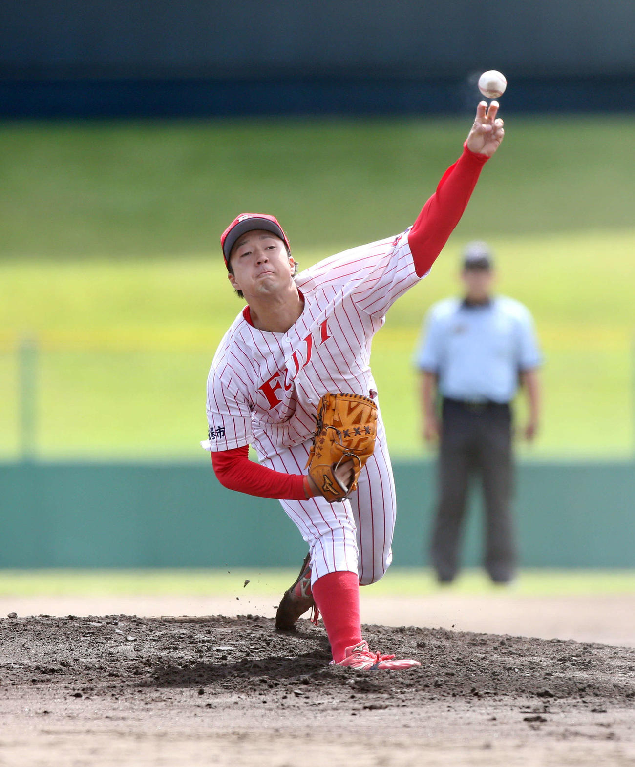 富士大・佐藤柳之介（24年8月撮影）