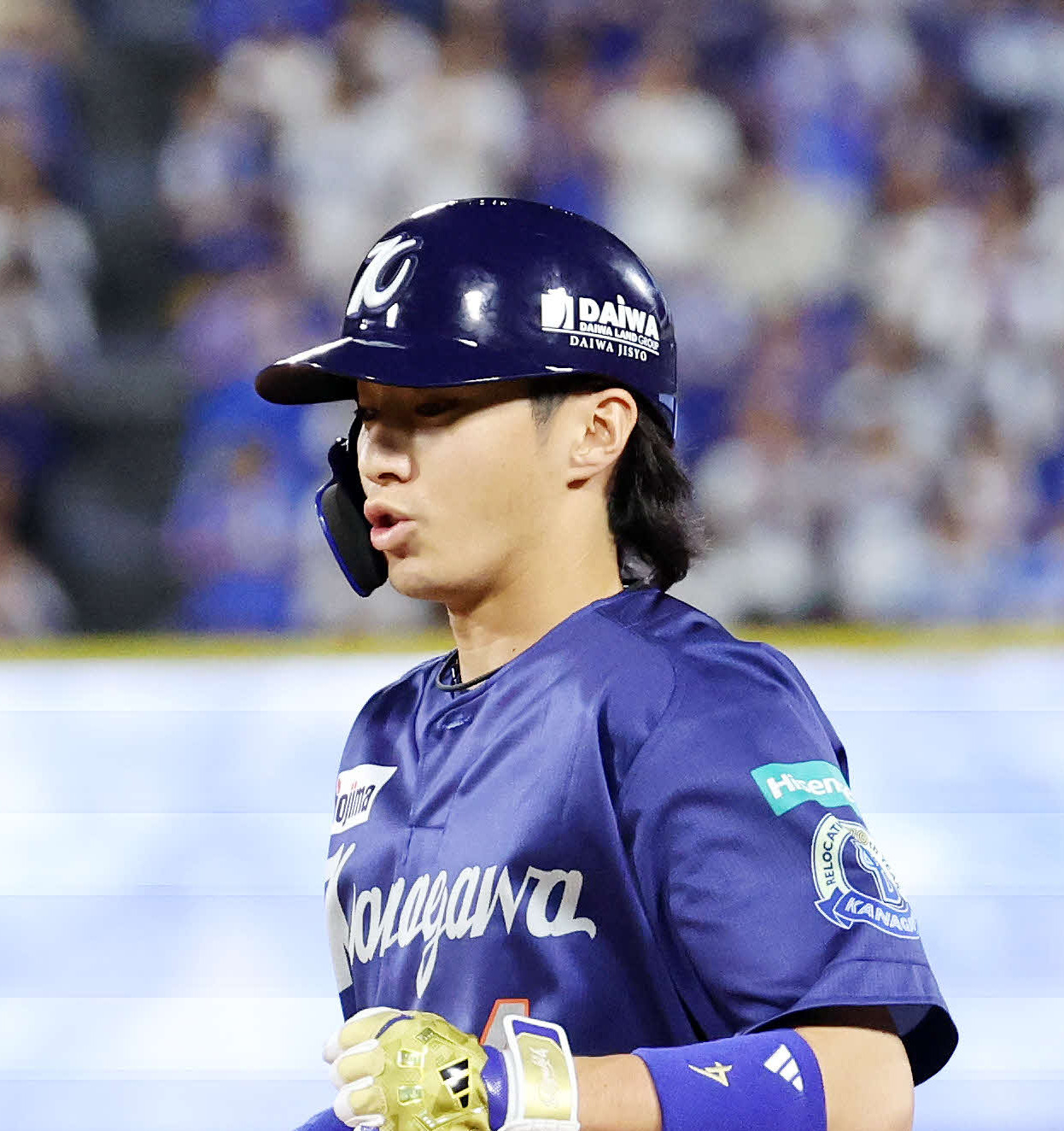 DeNA度会隆輝（2024年8月撮影）