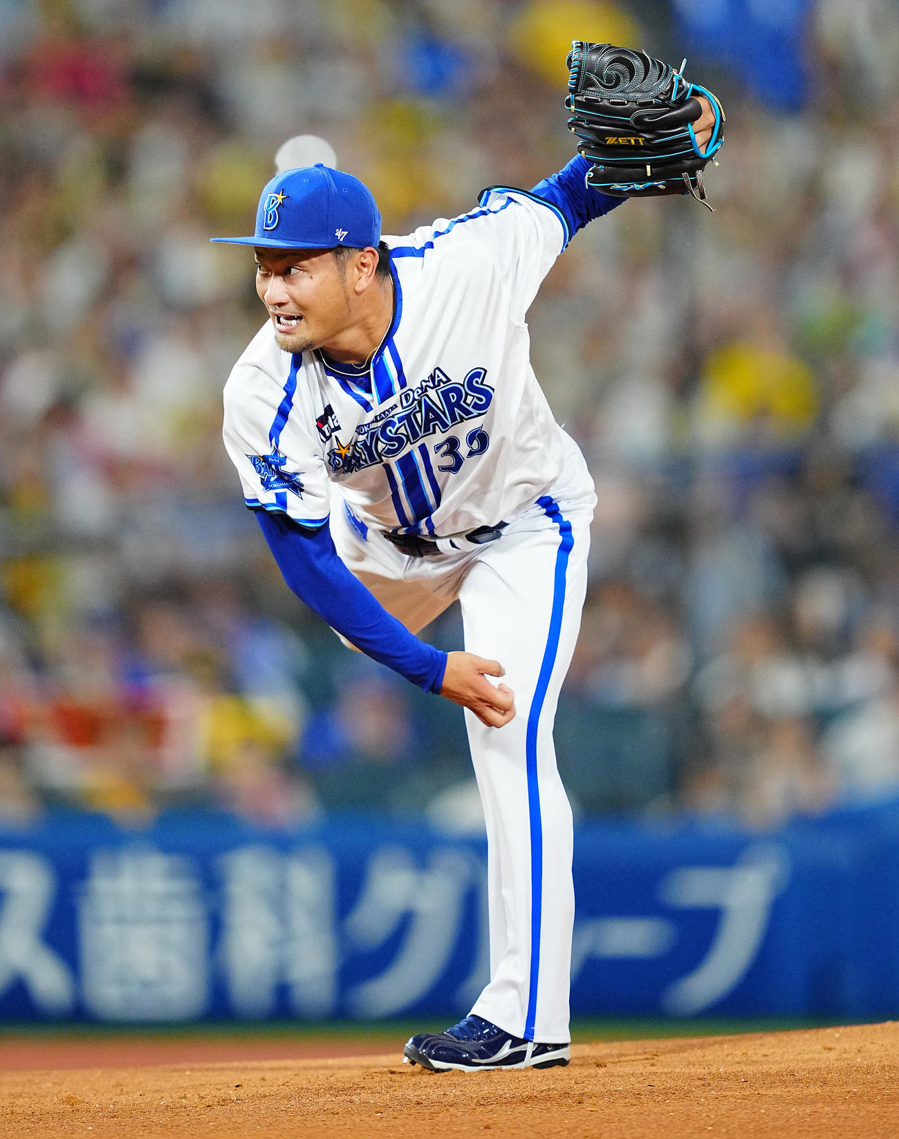 DeNA森唯斗（2024年9月20日撮影）
