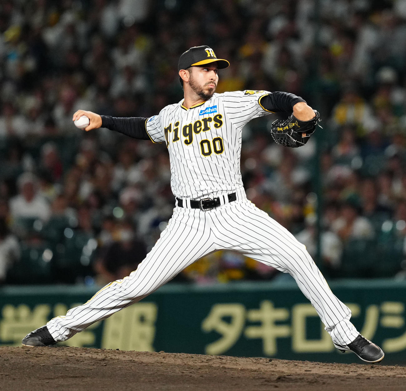阪神対巨人　阪神2番手のゲラ（撮影・江口和貴）