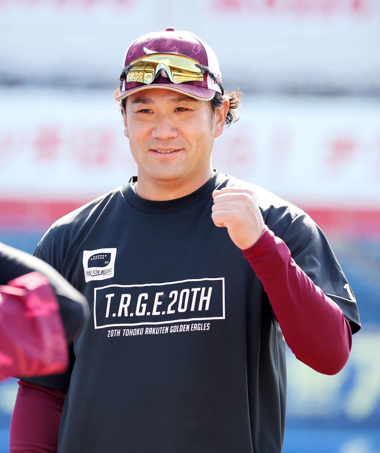 ロッテ対楽天　1軍合流した楽天田中将（撮影・鈴木正人）