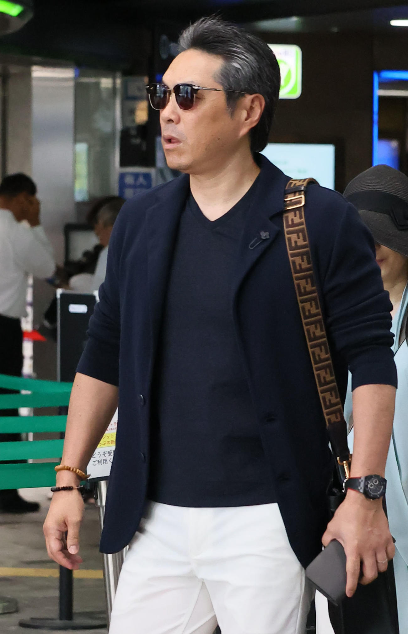 大阪から博多に戻ったソフトバンク小久保監督（撮影・鬼束羽瑠菜）