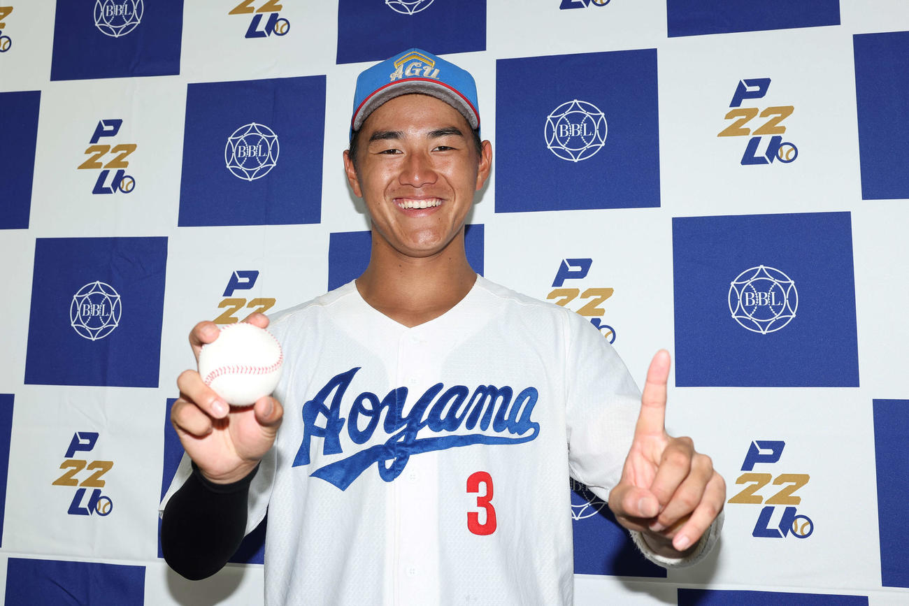 青学大・西川史礁（2024年9月11日撮影）