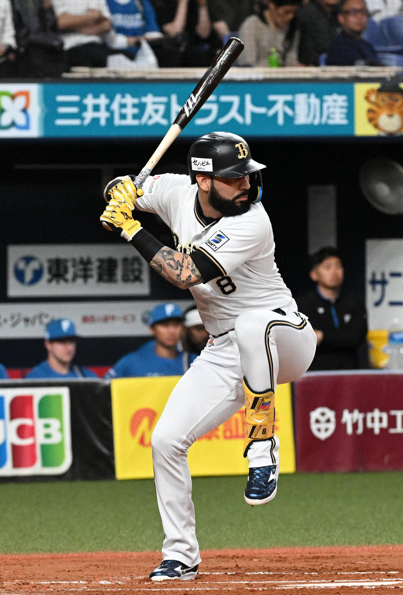 オリックスのマーウィン・ゴンザレス（2024年4月13日撮影）