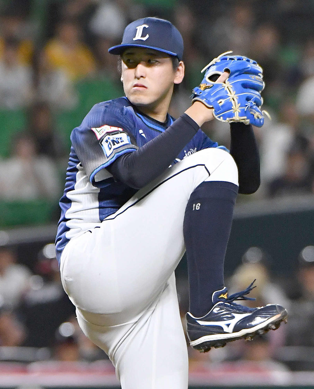 ソフトバンク対西武　西武先発の隅田（撮影・岩下翔太）