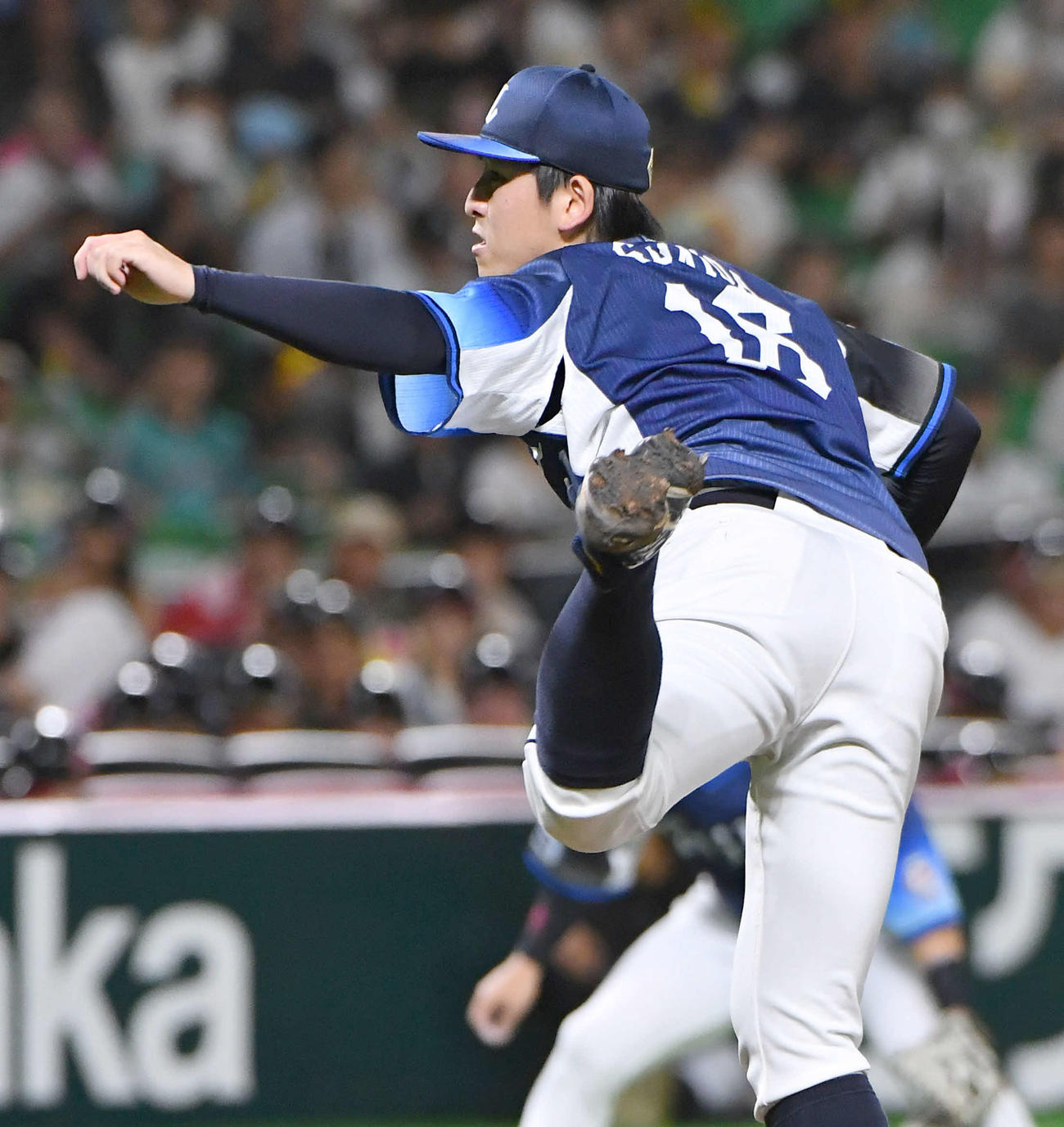 ソフトバンク対西武　西武先発の隅田（撮影・岩下翔太）