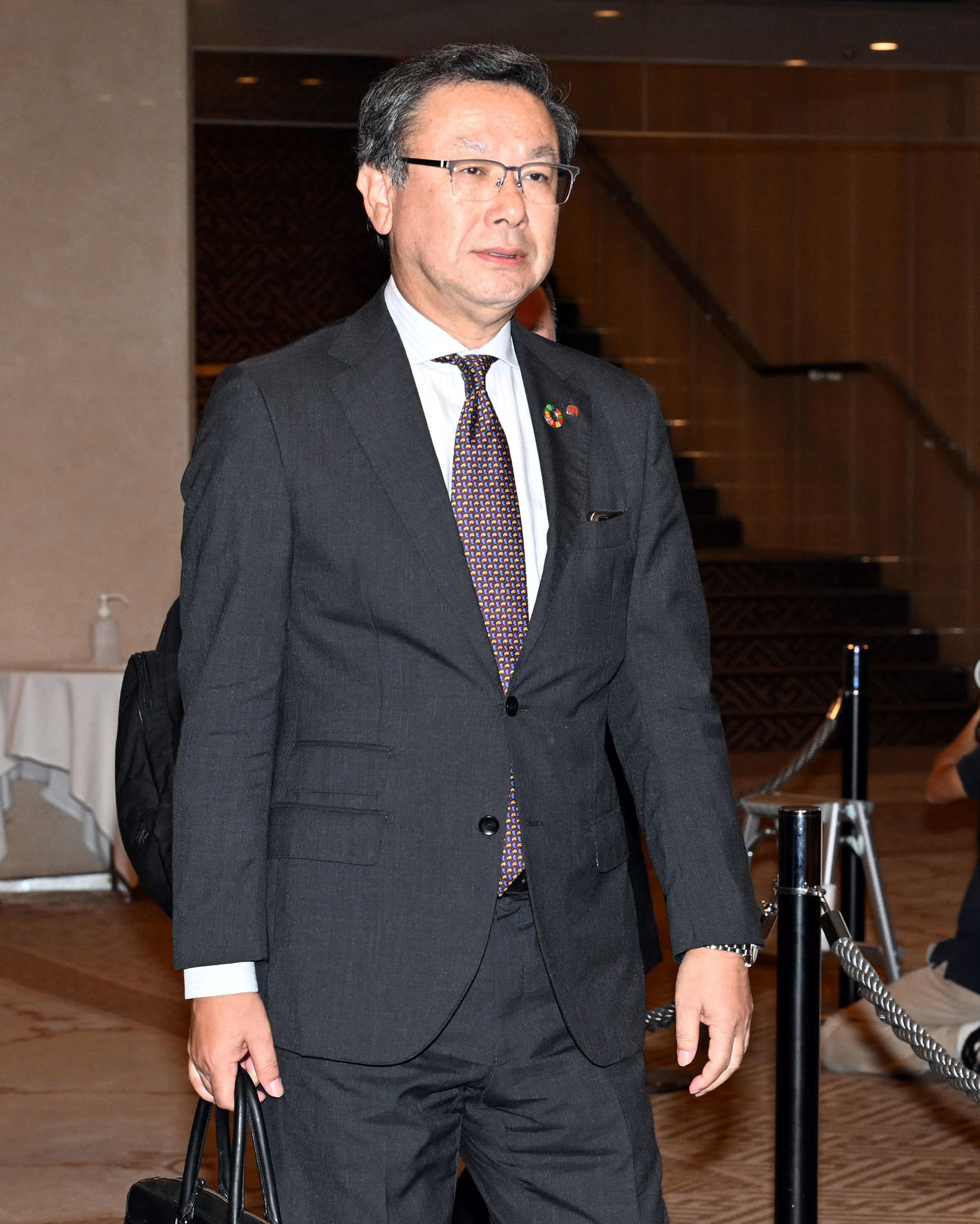 日本ハム井川伸久オーナー（2023年9月撮影）