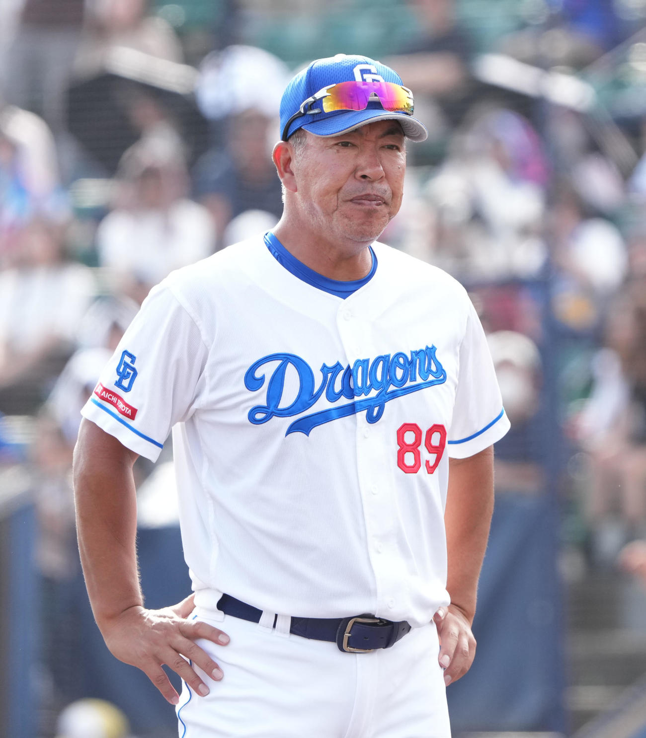 中日井上一樹2軍監督（2024年9月24日撮影）