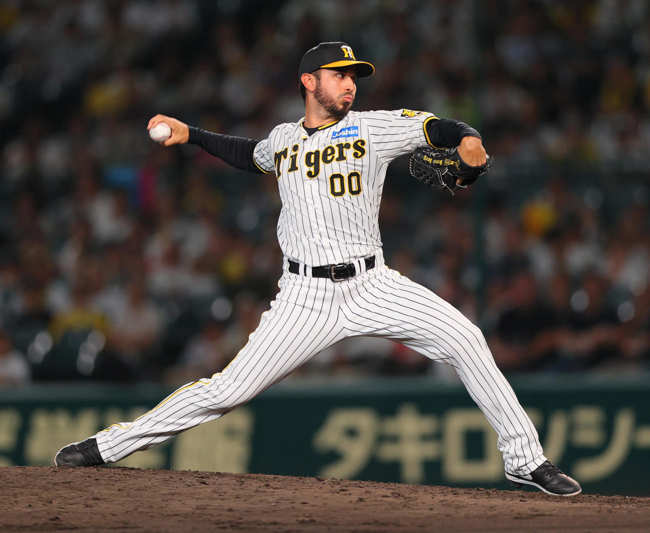 阪神対DeNA 9回表に登板する阪神ゲラ（撮影・上山淳一）