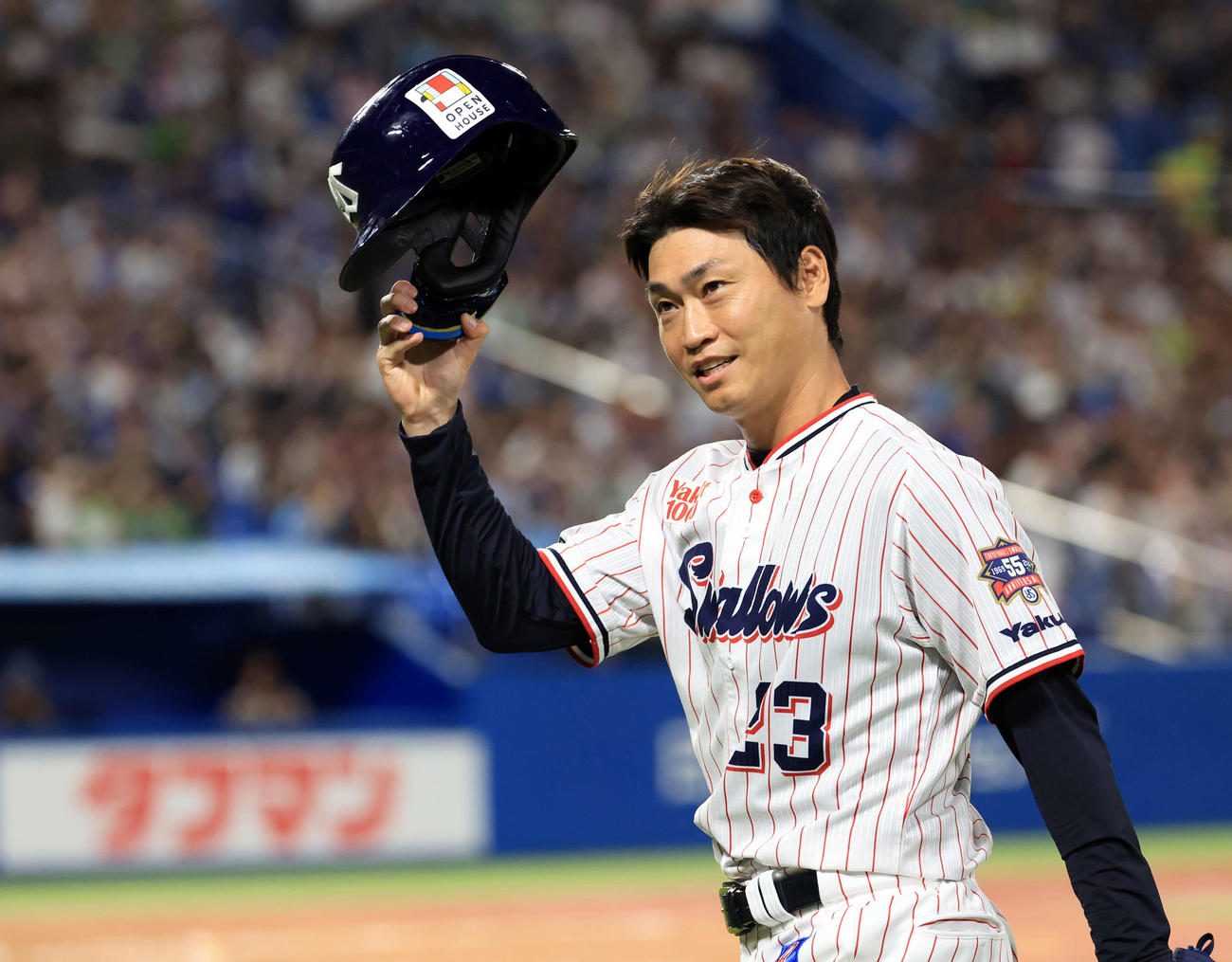 ヤクルト青木（2024年9月20日撮影）