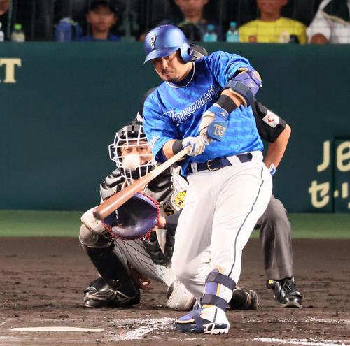 DeNA】まるでリプレー…宮崎敏郎が左翼ポール際へファウル→再開初球に