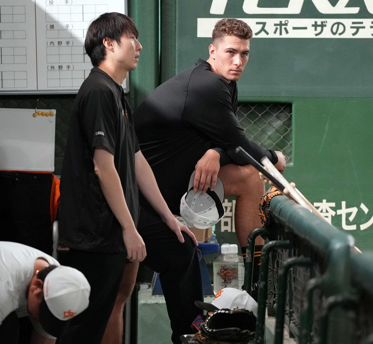 1軍に合流した巨人マレク・フルプ（撮影・たえ見朱実）
