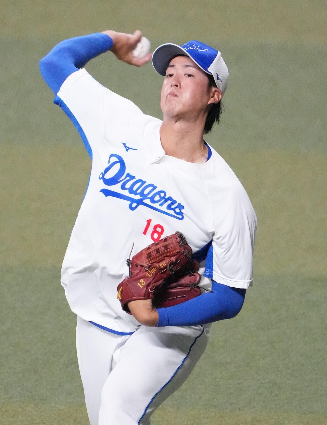 中日梅津晃大（2024年9月撮影）