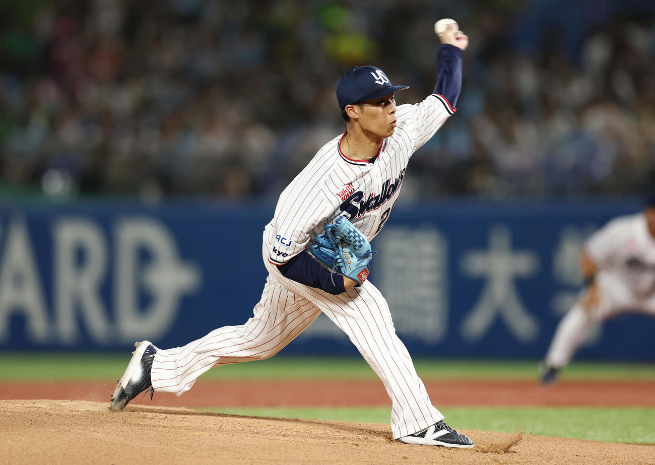 ヤクルト山野太一（2024年9月撮影）