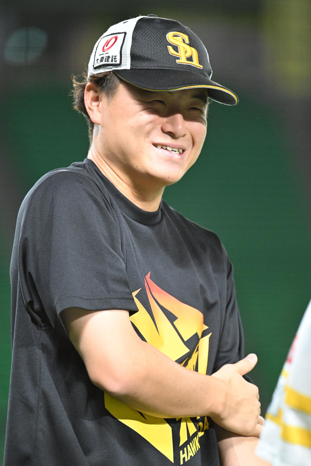 ソフトバンク前田純（2024年10月2日撮影）
