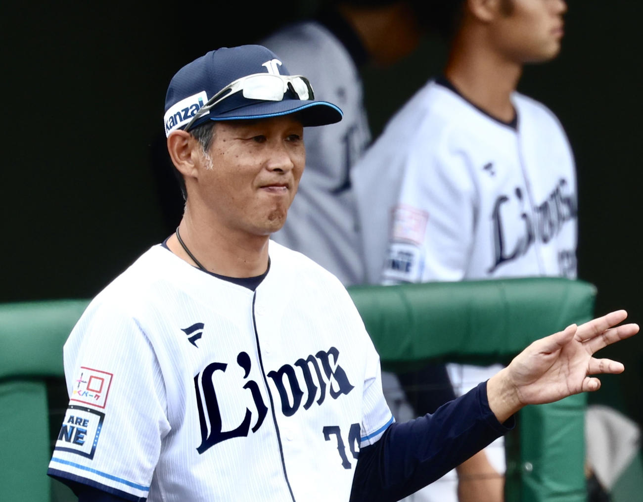西武西口2軍監督（2024年撮影）