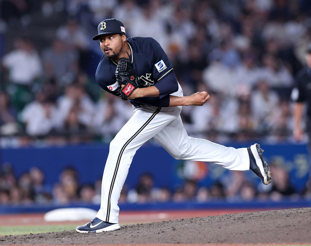 力投するオリックスのペルドモ（2024年9月撮影）