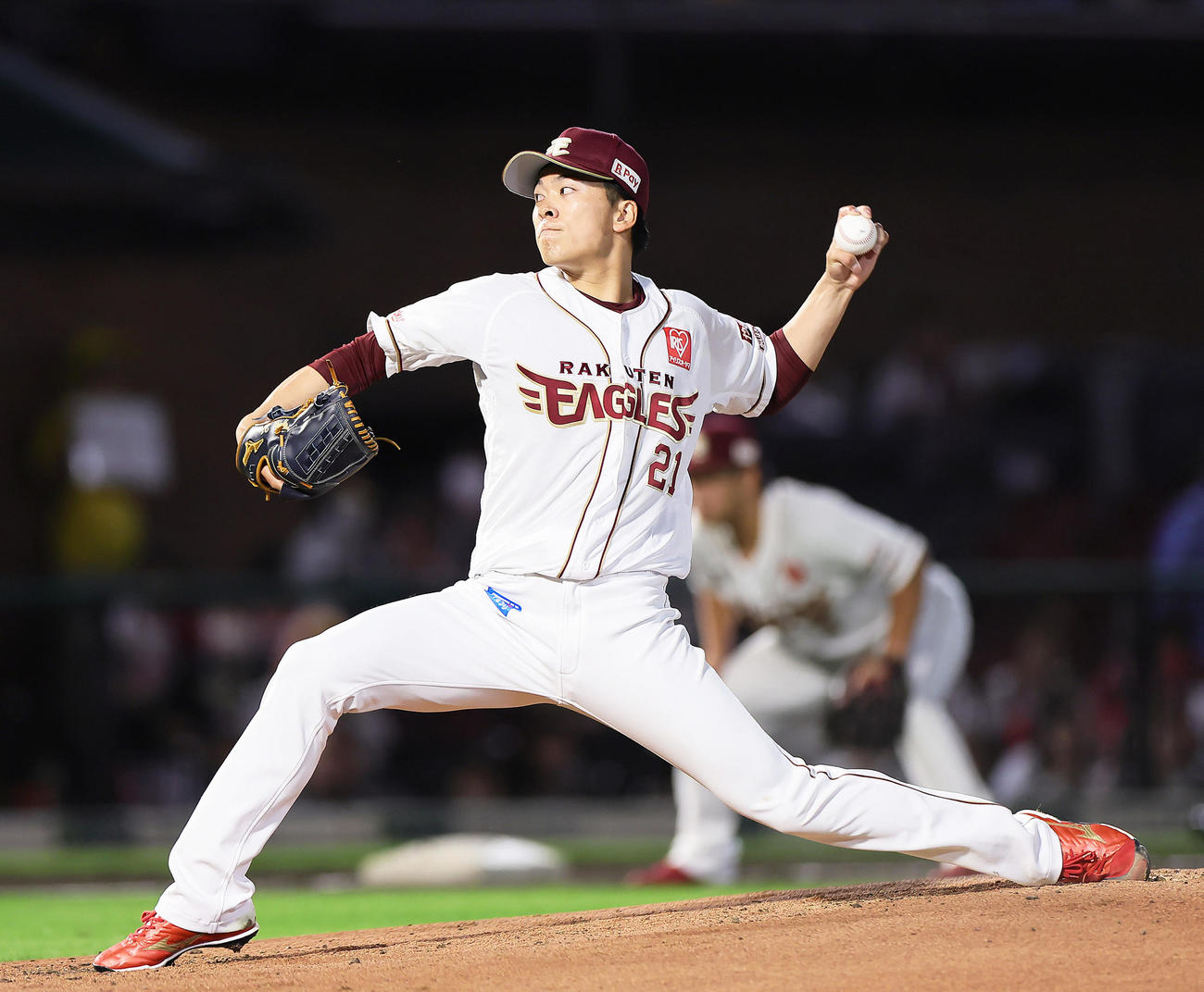 楽天早川隆久（2024年9月30日撮影）