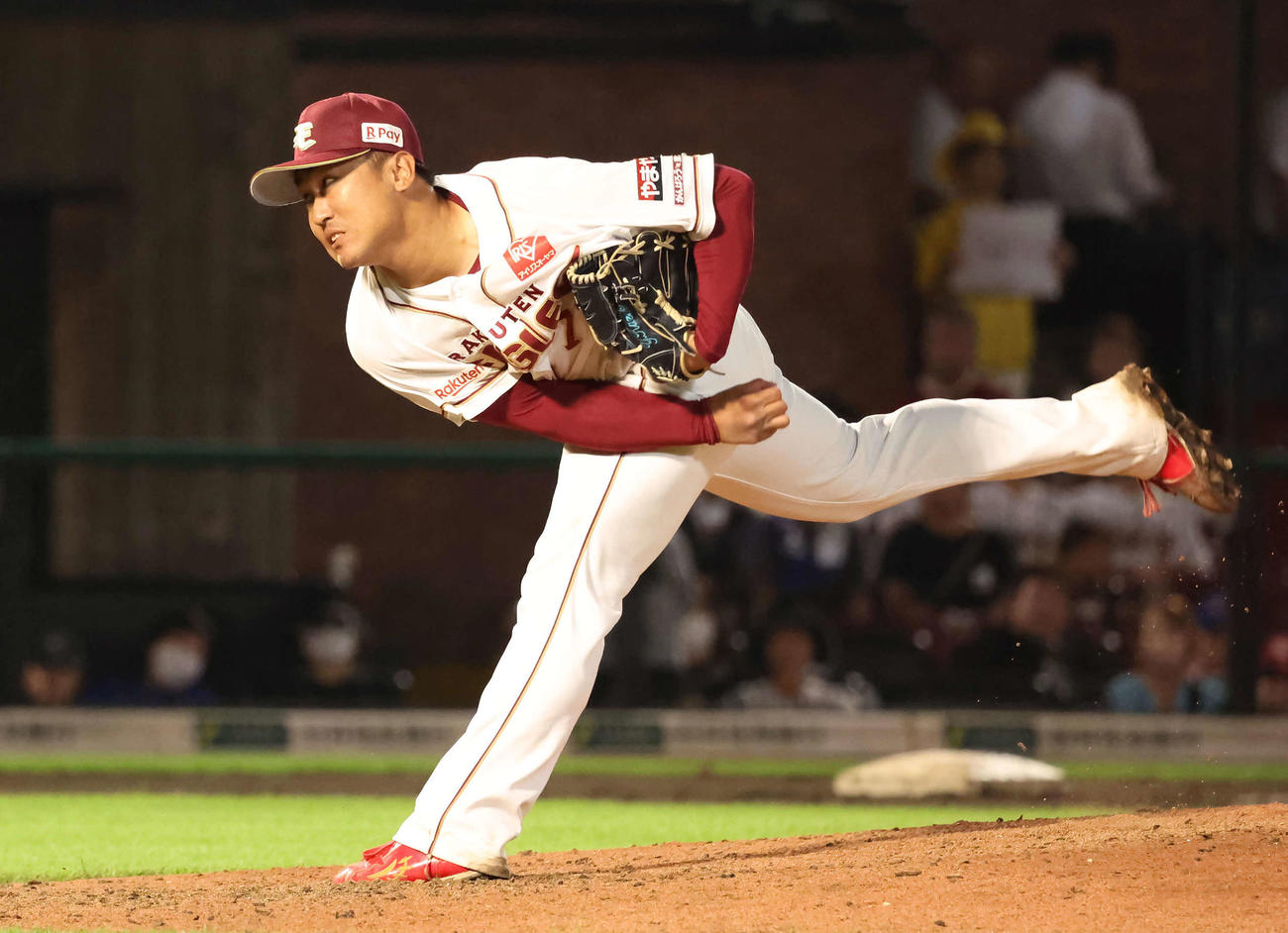 楽天吉川雄大（2024年7月26日撮影）