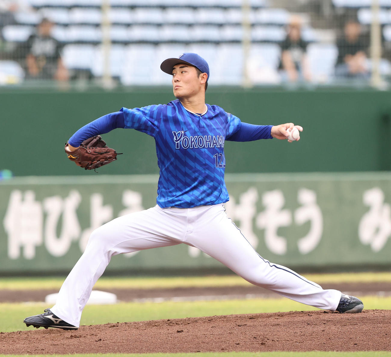 ソフトバンク対DeNA　先発・庄司（撮影・梅根麻紀）