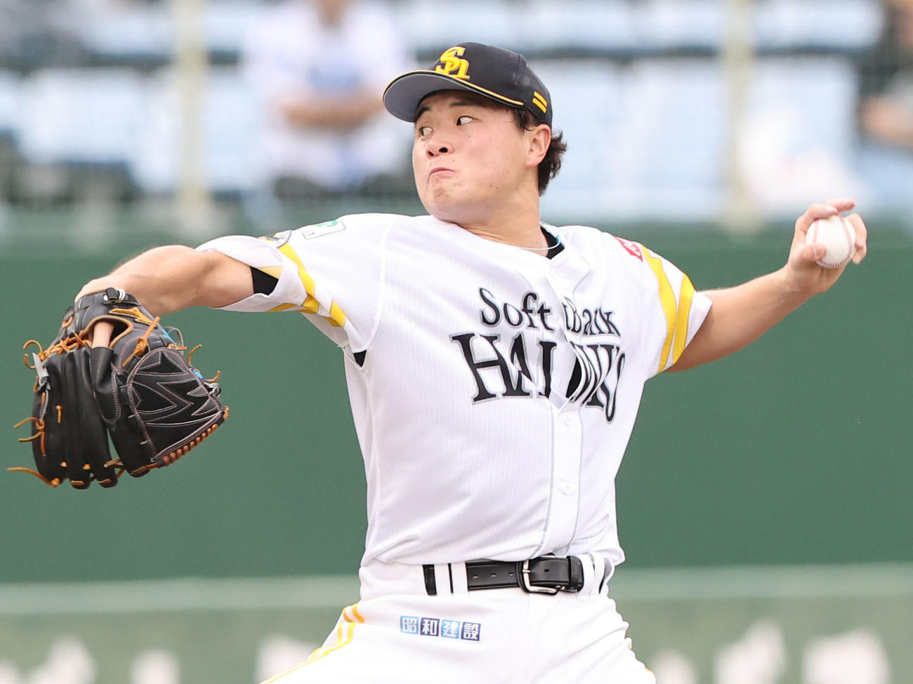 ソフトバンク対DeNA　先発・前田純（撮影・梅根麻紀）