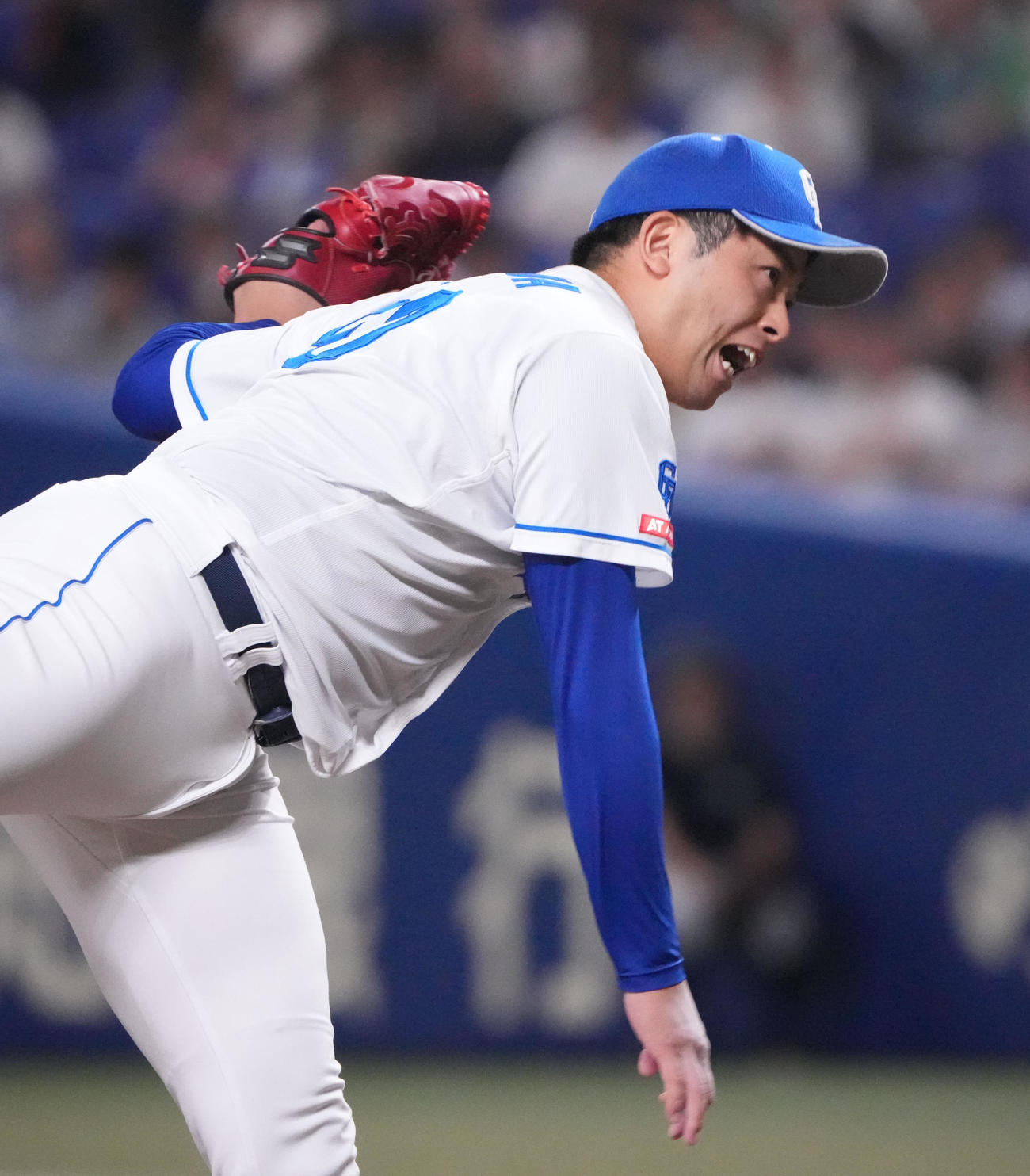 中日松山晋也（2024年8月7日撮影）