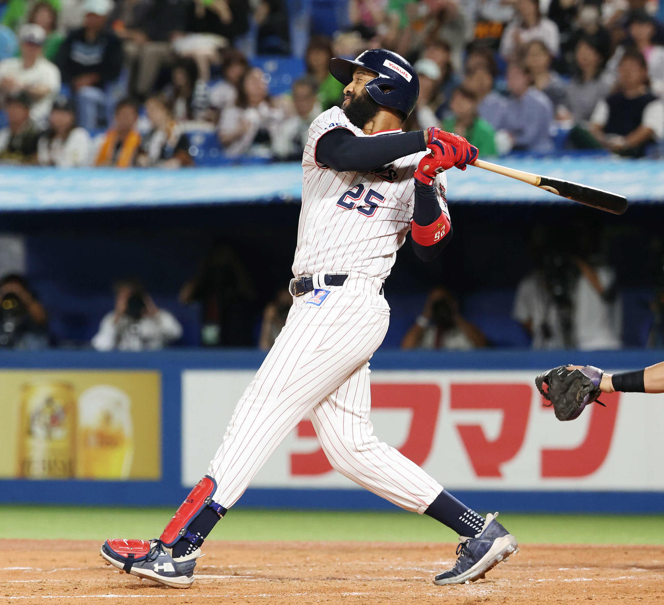 ヤクルト・サンタナ（2024年9月29日撮影）