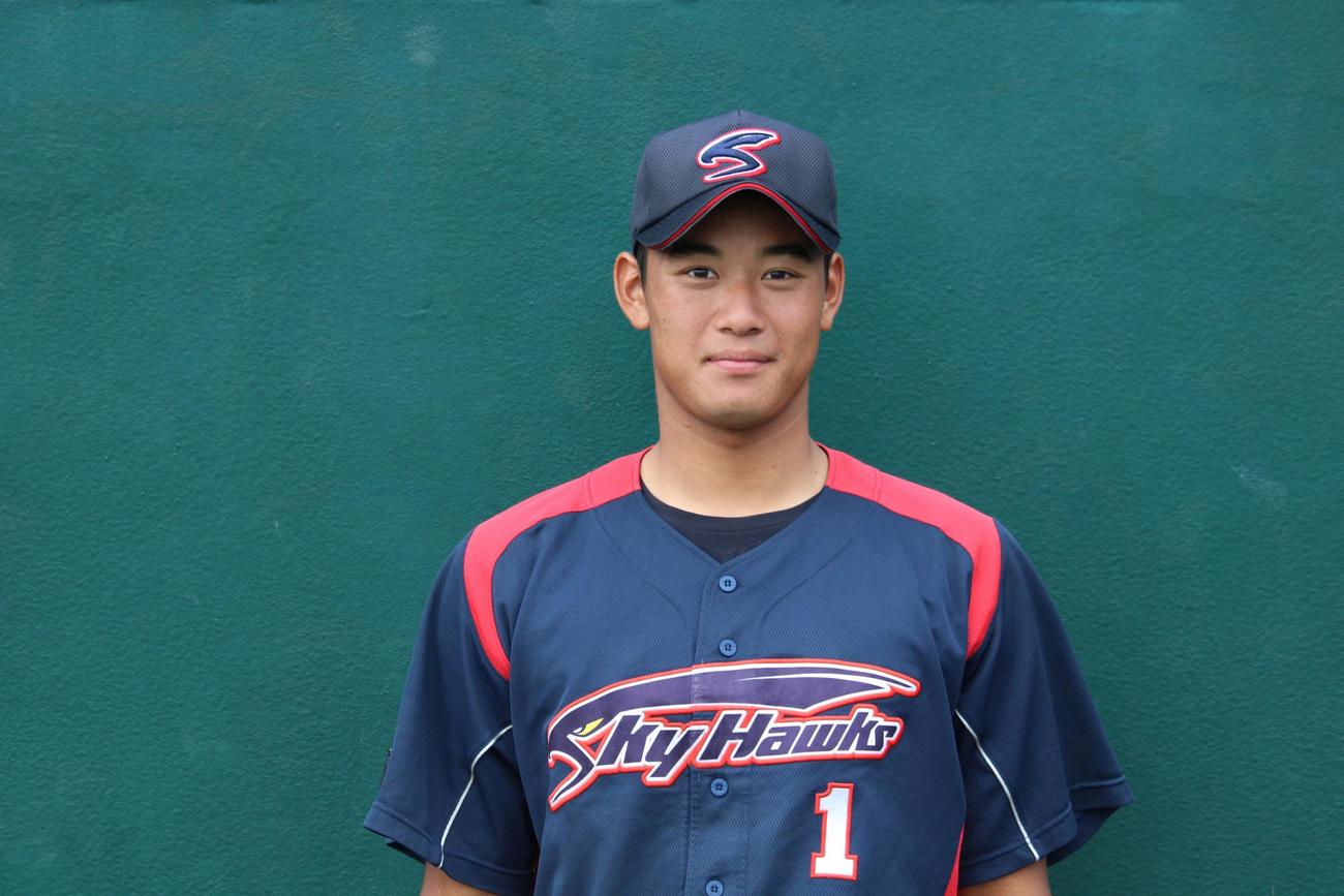 GXAスカイホークス・木村翔平内野手（2024年10月3日撮影）
