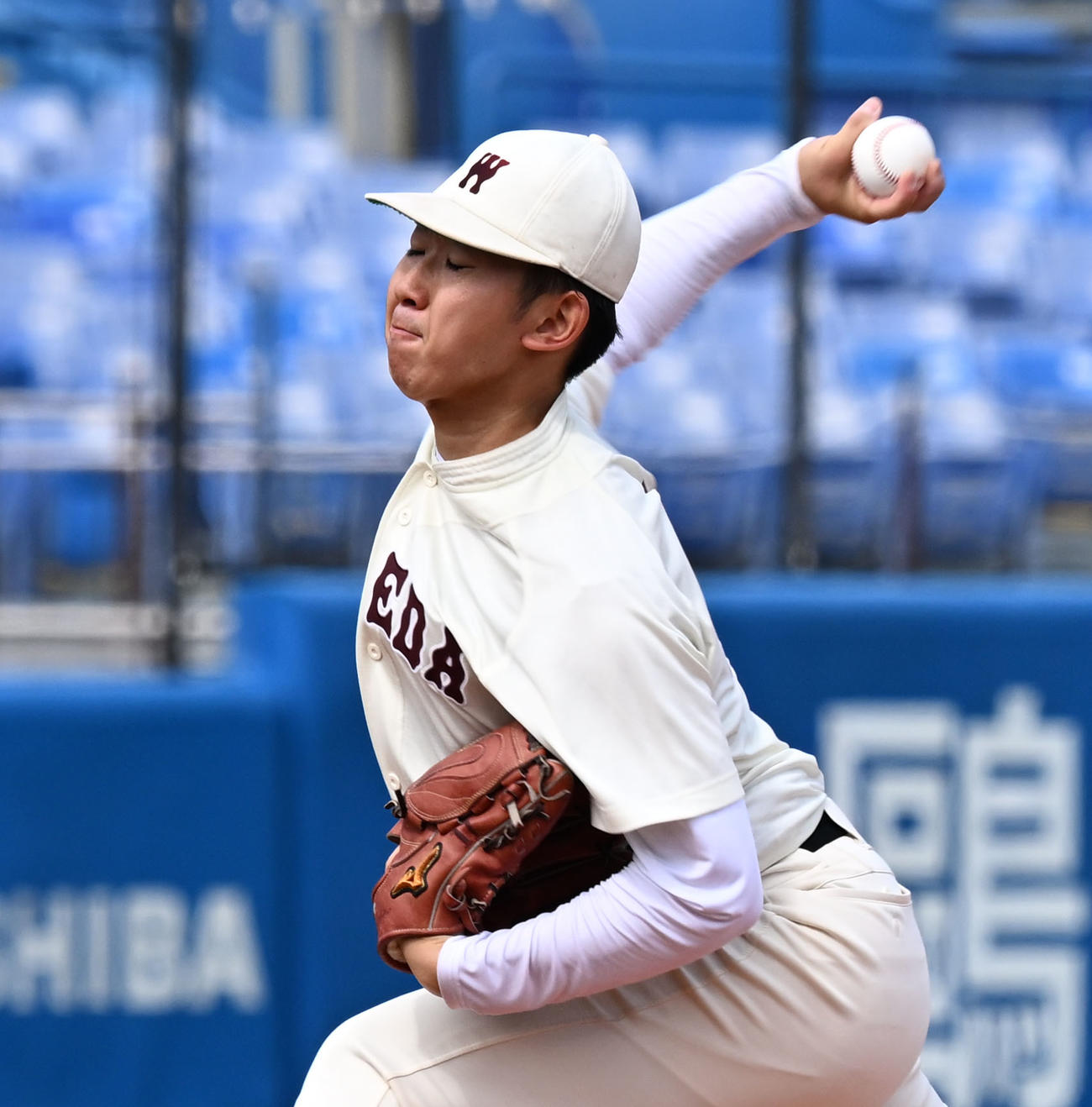 東京6大学野球秋季リーグ戦　立大対早大　立大戦に先発した早大・伊藤樹（撮影・千葉一成）