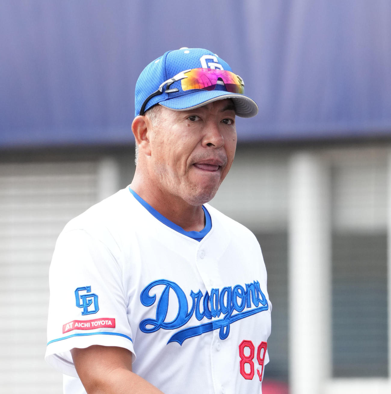 中日井上一樹2軍監督（2024年9月24日撮影）
