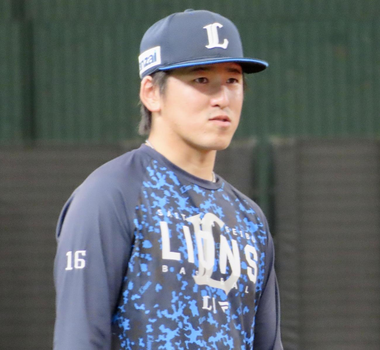 9日の楽天戦で自身初の2ケタ勝利を狙う西武隅田(撮影・黒須亮)