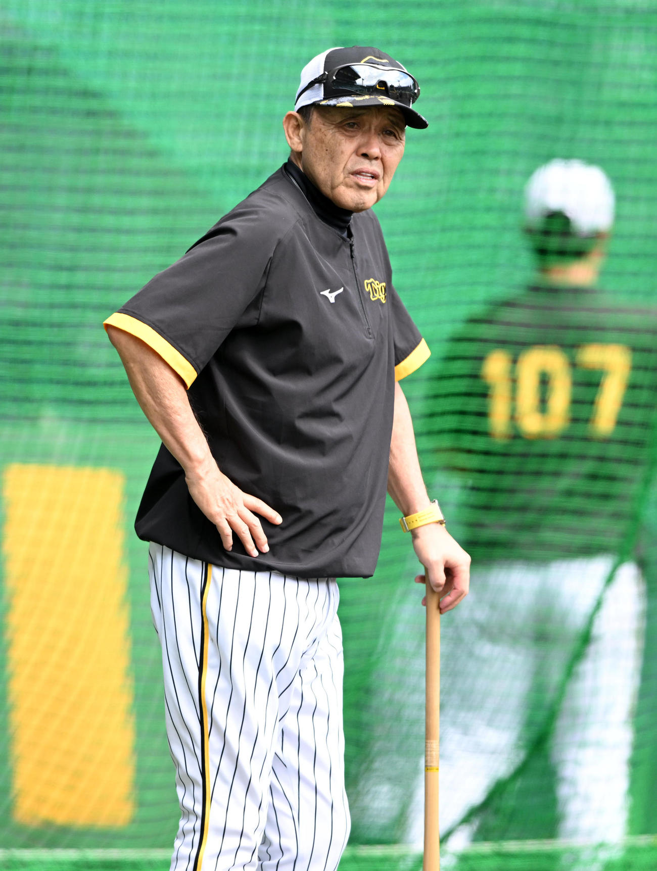 阪神岡田彰布監督（2024年10月7日撮影）