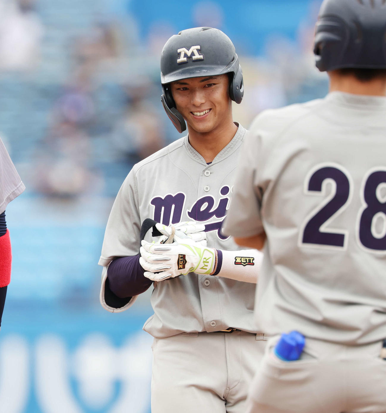 明大・宗山塁（2024年9月28日撮影）