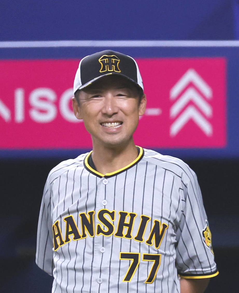 阪神今岡真訪打撃コーチ（2023年8月1日撮影）