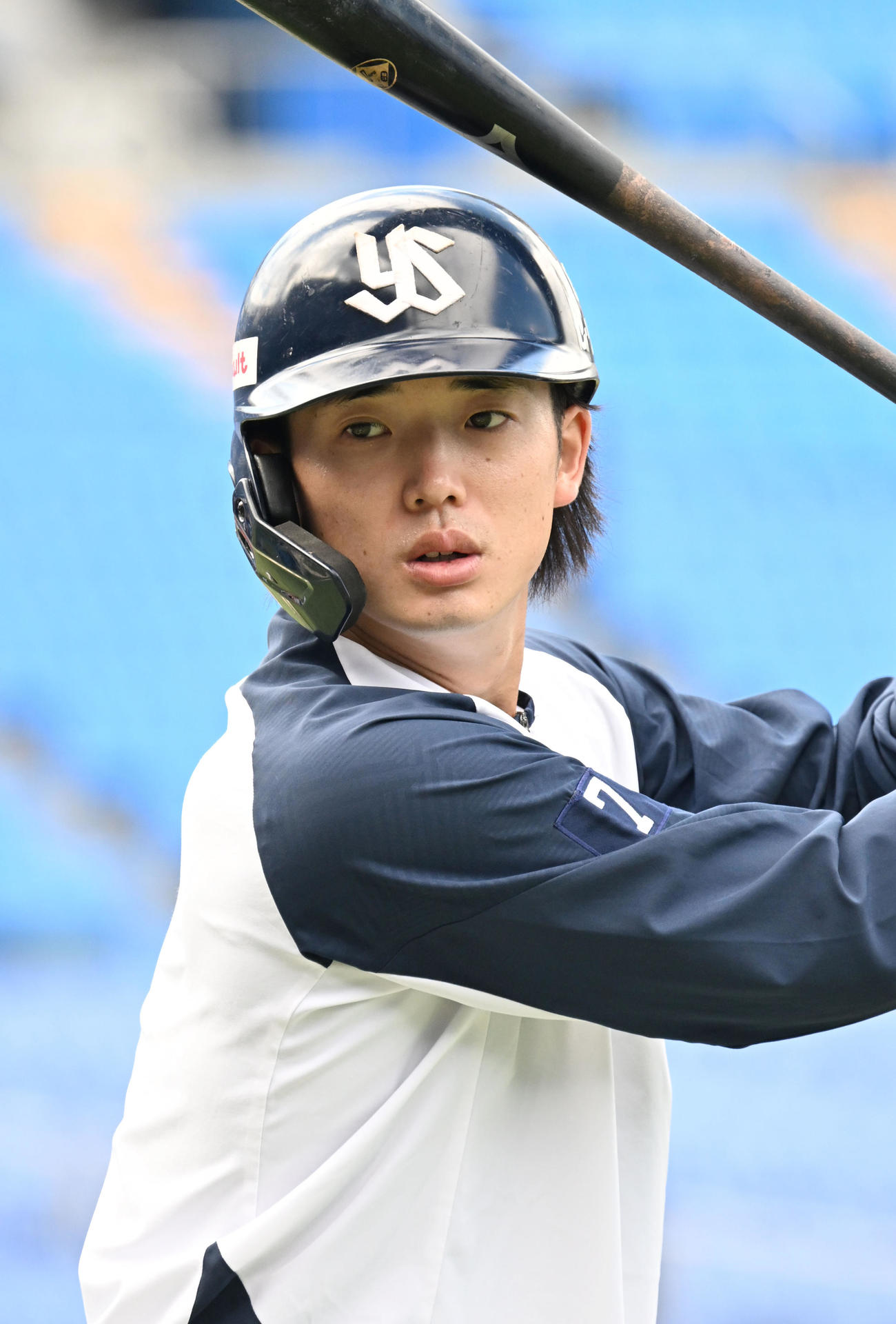 ヤクルト長岡秀樹（2024年9月23日撮影）
