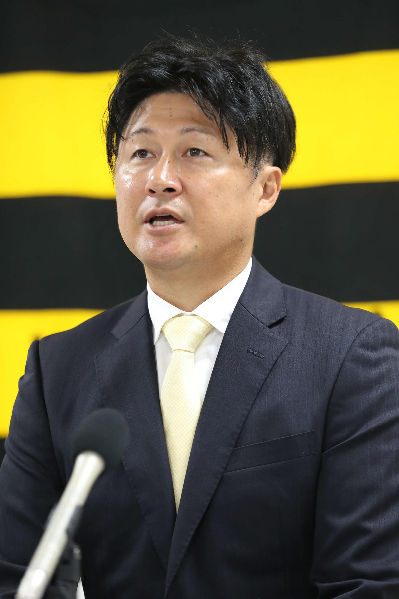 阪神2軍野手コーチに就任した俊介氏（藤川俊介）は抱負を語る