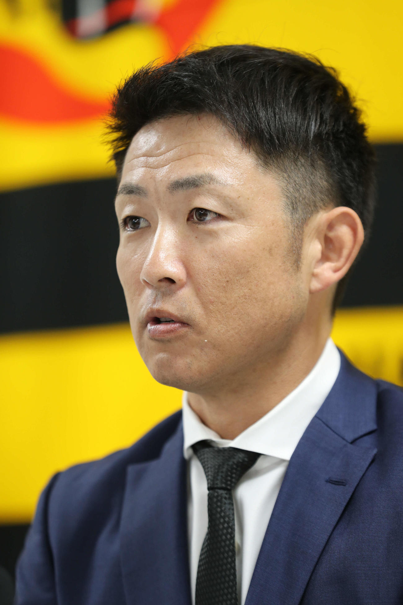 阪神2軍打撃コーチに就任した梵英心氏は抱負を語る