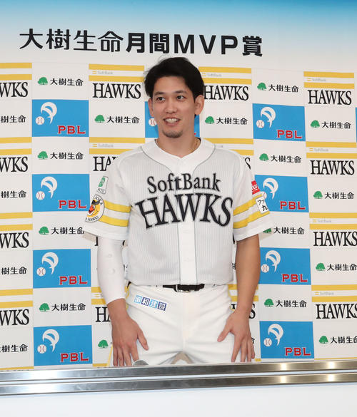 ソフトバンク】栗原陵矢、年間2度目の9、10月度月間MVP チームでは