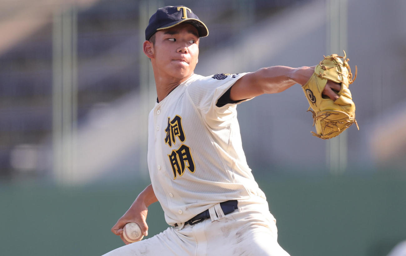 桐朋・森井翔太郎（2024年7月7日撮影）