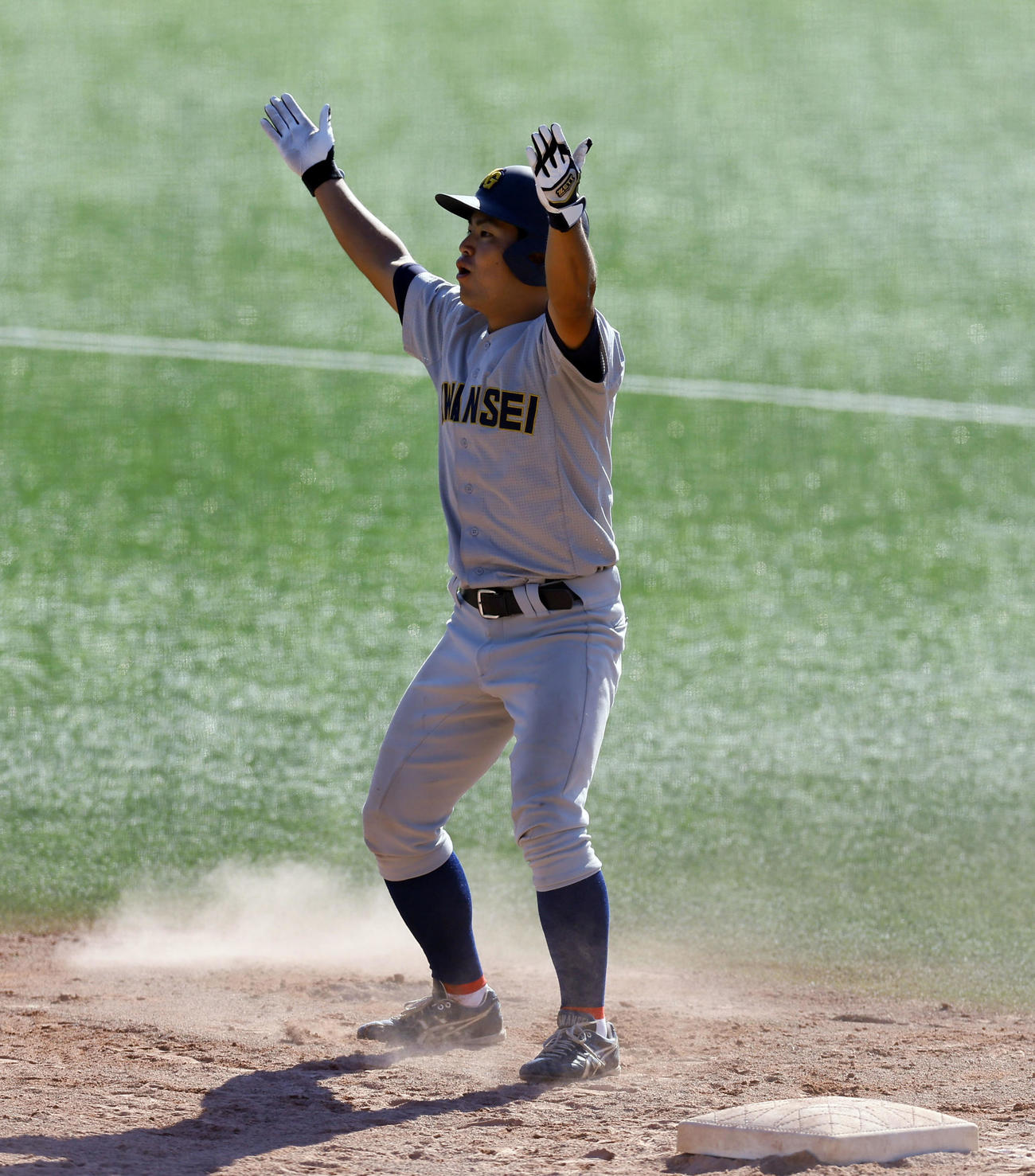 関学大・青木幹太（2024年10月14日撮影）
