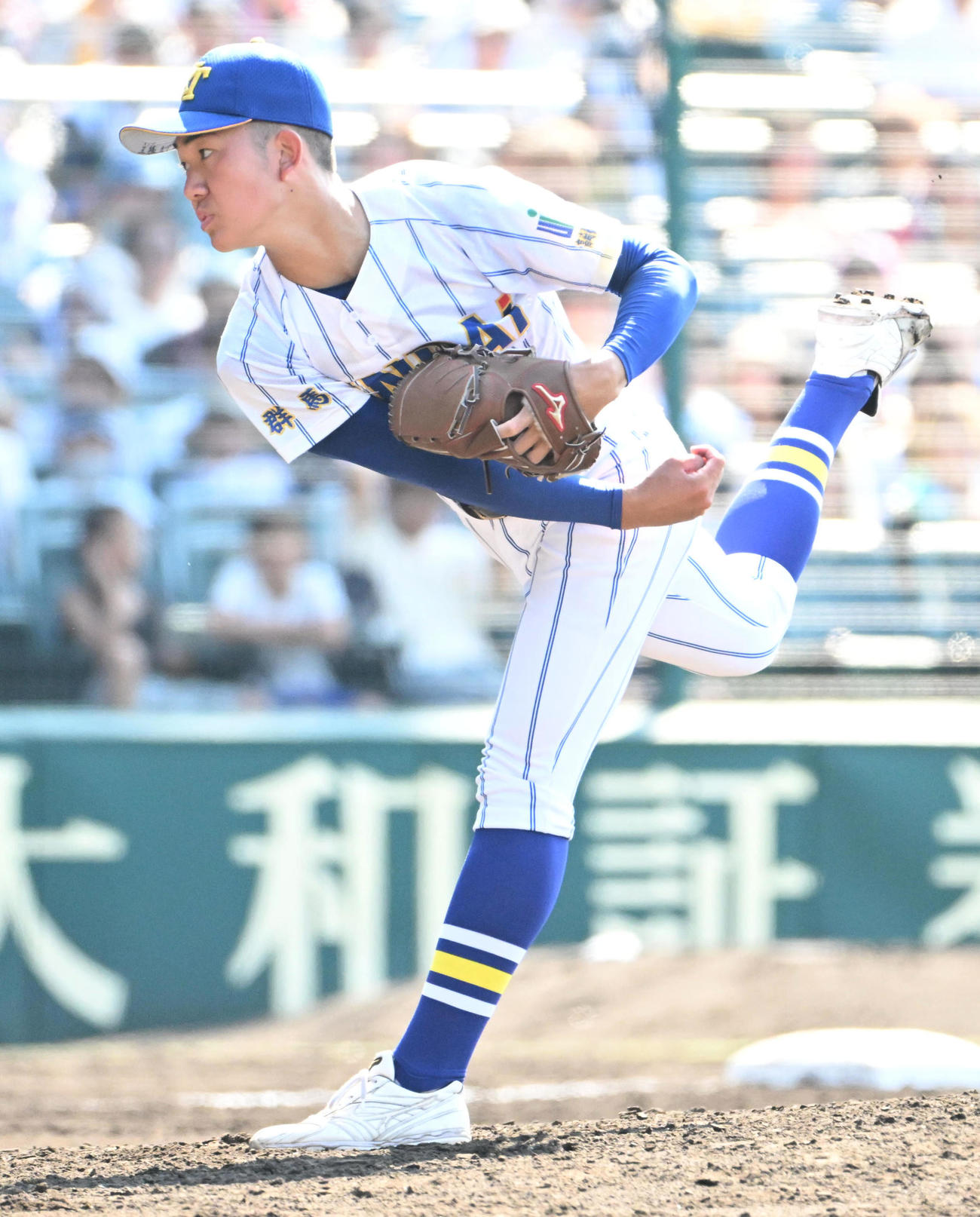 健大高崎の石垣元気（2024年8月14日撮影）