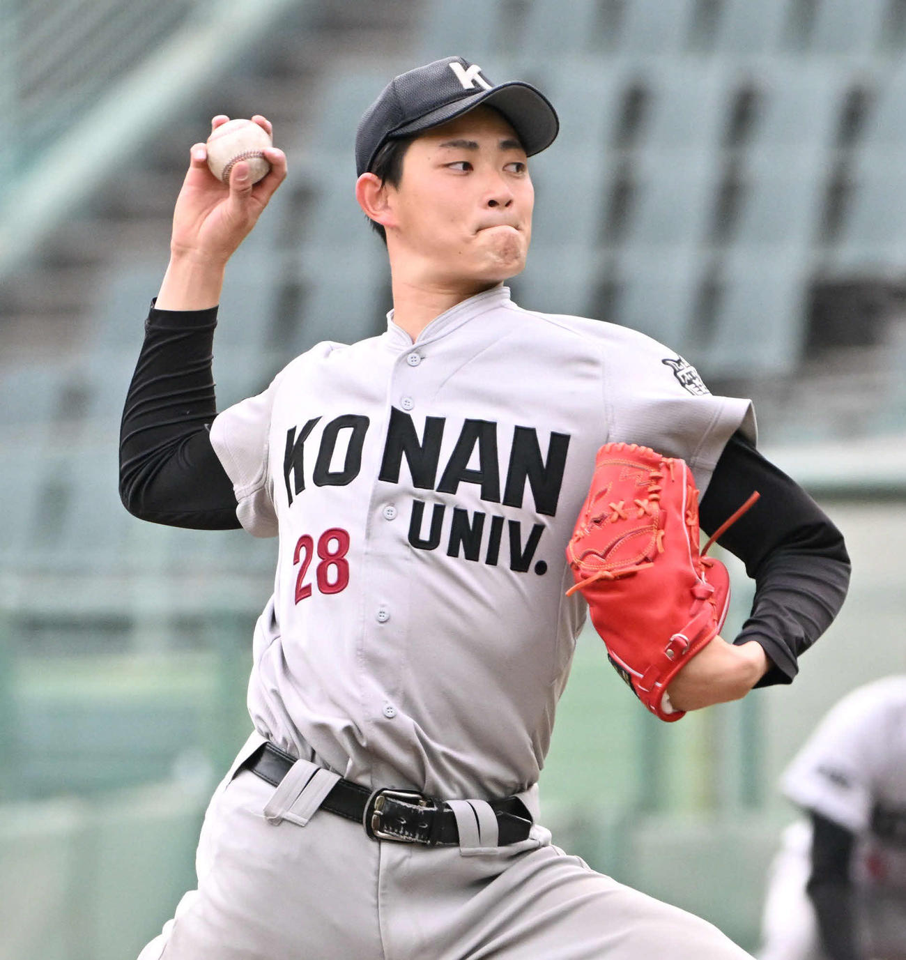 甲南大・岡本駿（2024年4月撮影）