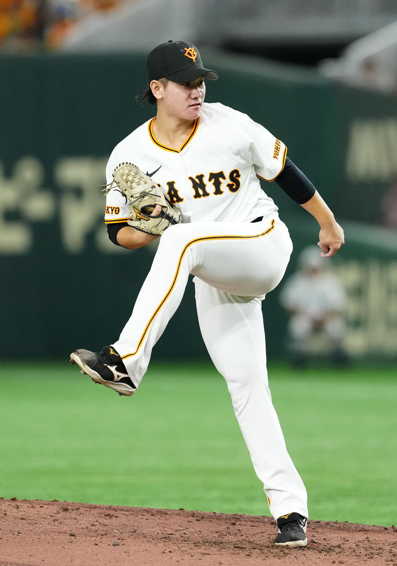 巨人井上温大（2024年10月19日撮影）