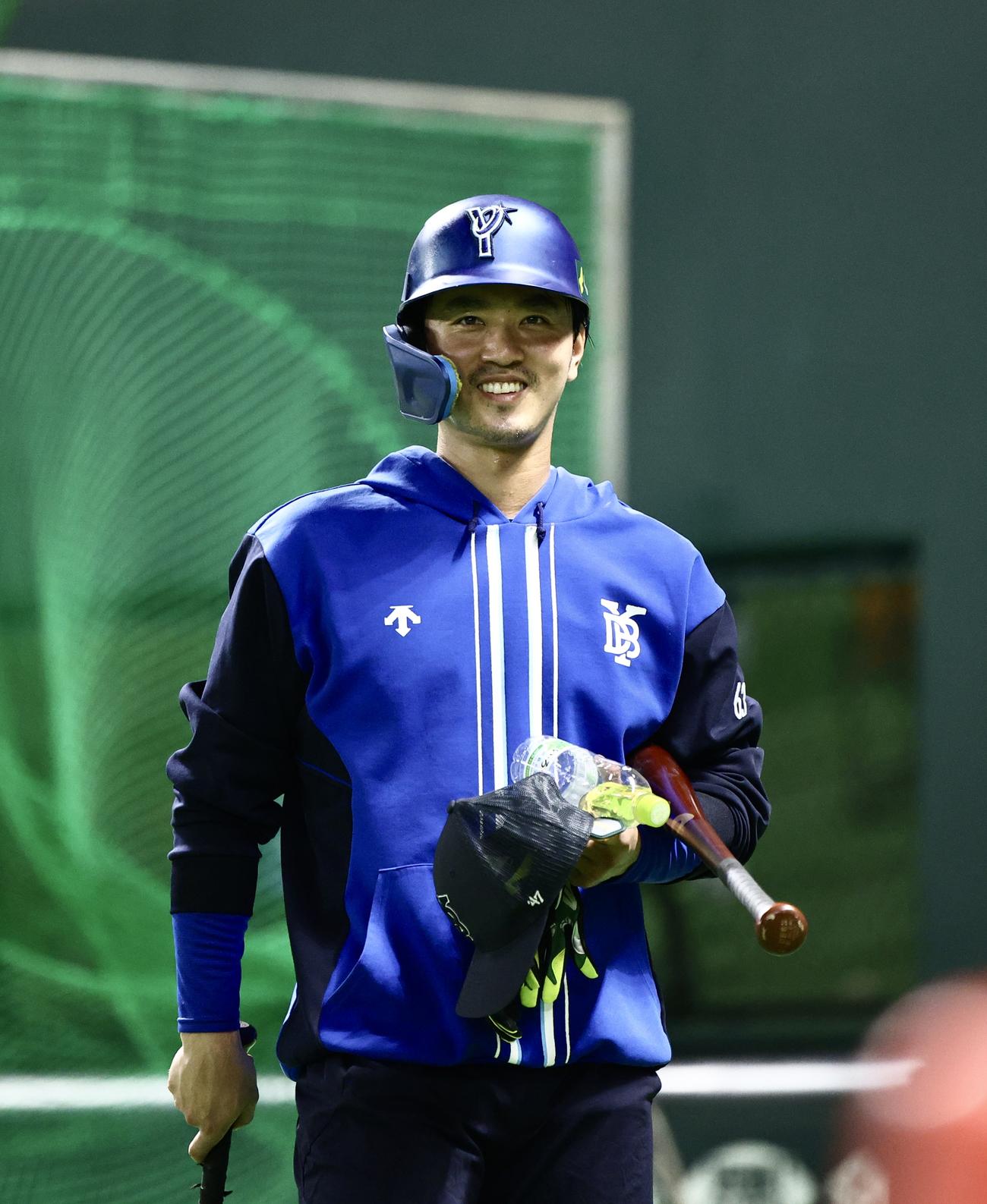 練習に臨むDeNA関根（撮影・河田真司）