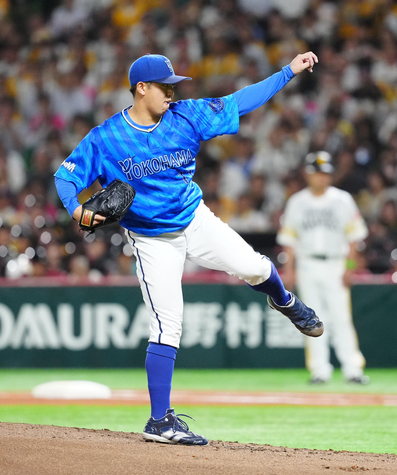 ソフトバンク対DeNA DeNA先発の東（撮影・江口和貴）