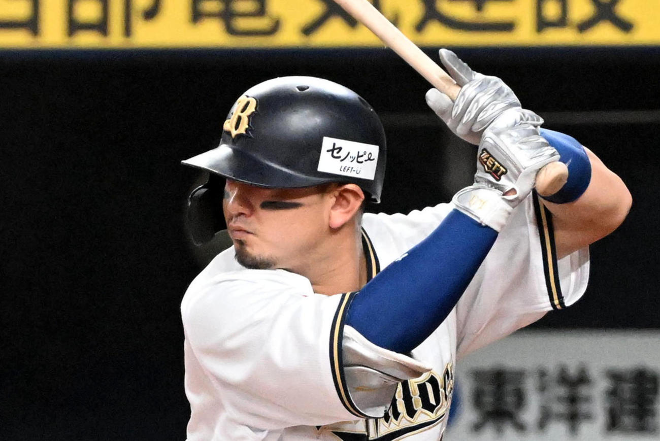 オリックス森友哉（2024年5月31日撮影）