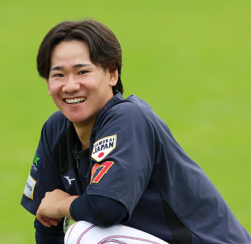 野球 【激レア‼️】侍ジャパン ビジター レプリカ ユニフォーム 井上温