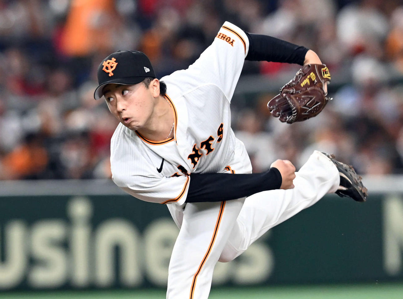 巨人直江大輔（2023年撮影）