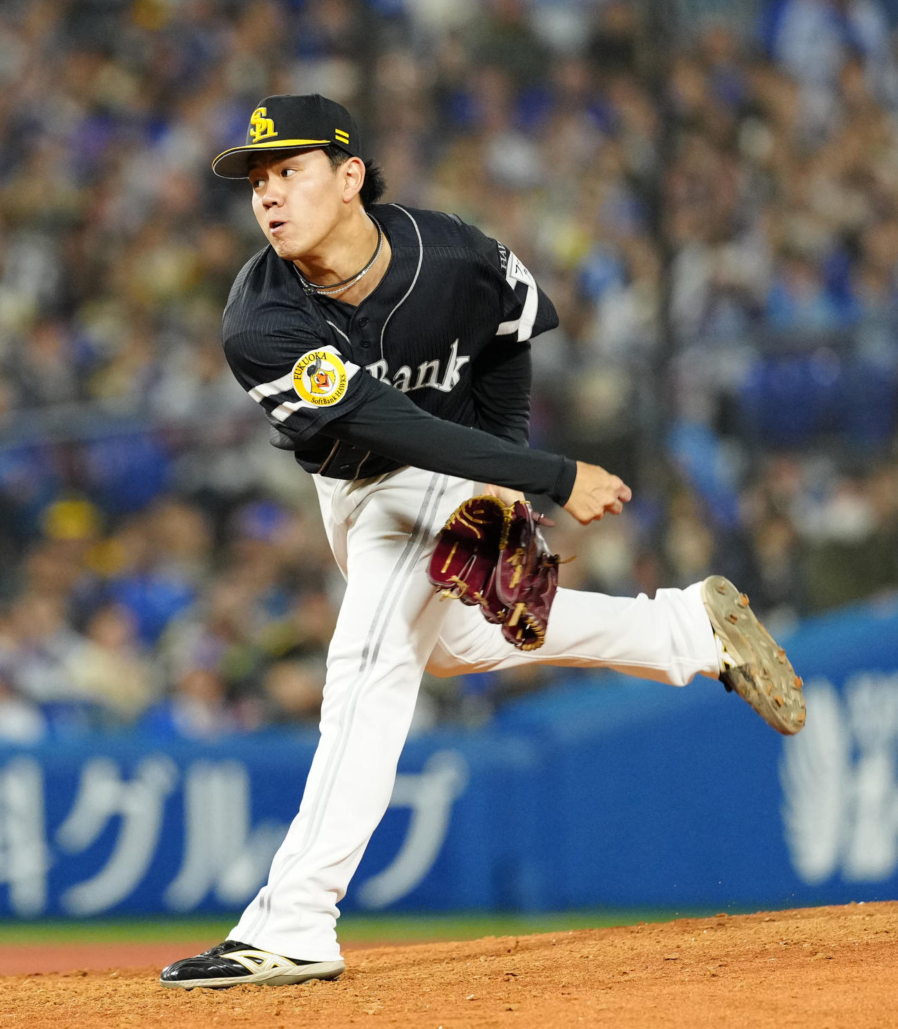DeNA対ソフトバンク　ソフトバンク4番手の岩井（撮影・江口和貴）